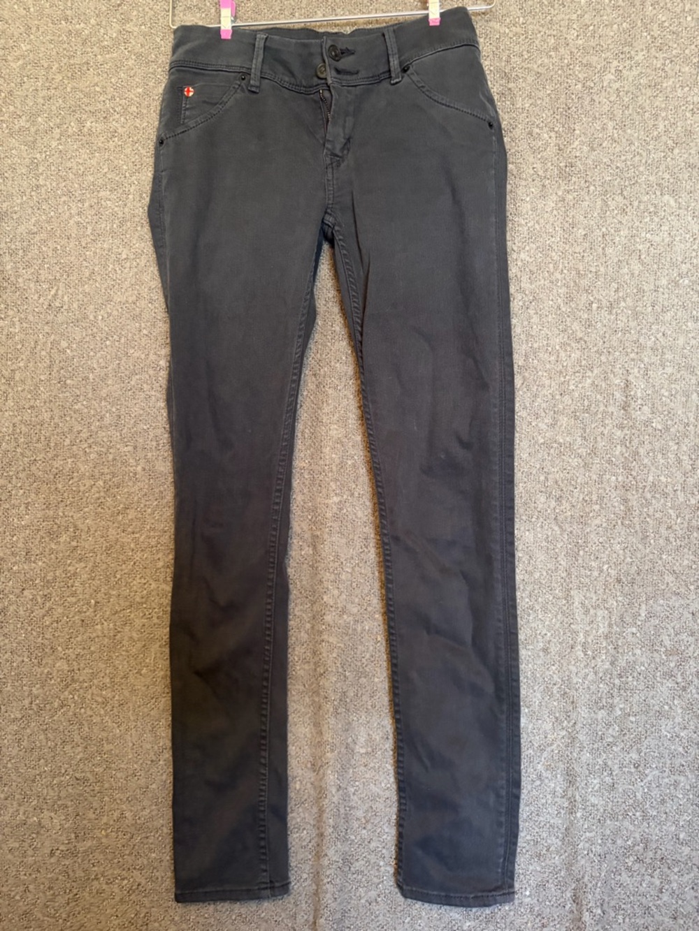 Hudson Jeans Charcoal Gray Slim Pants
